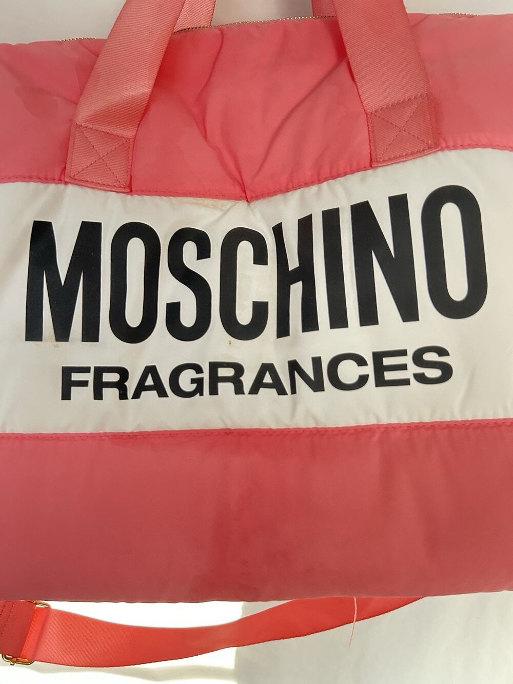 Moschino Nylon Duffle Bag Large